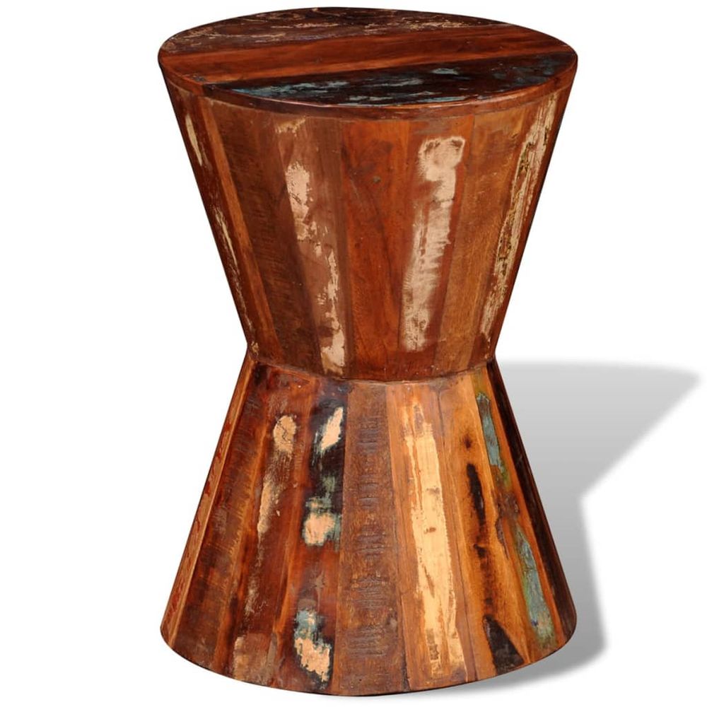 Solid Reclaimed Wood Stool