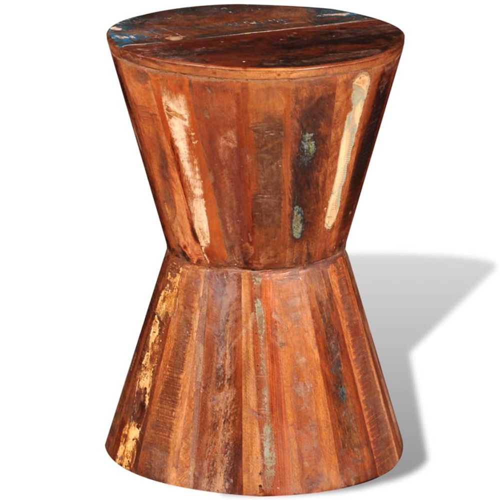 Solid Reclaimed Wood Stool