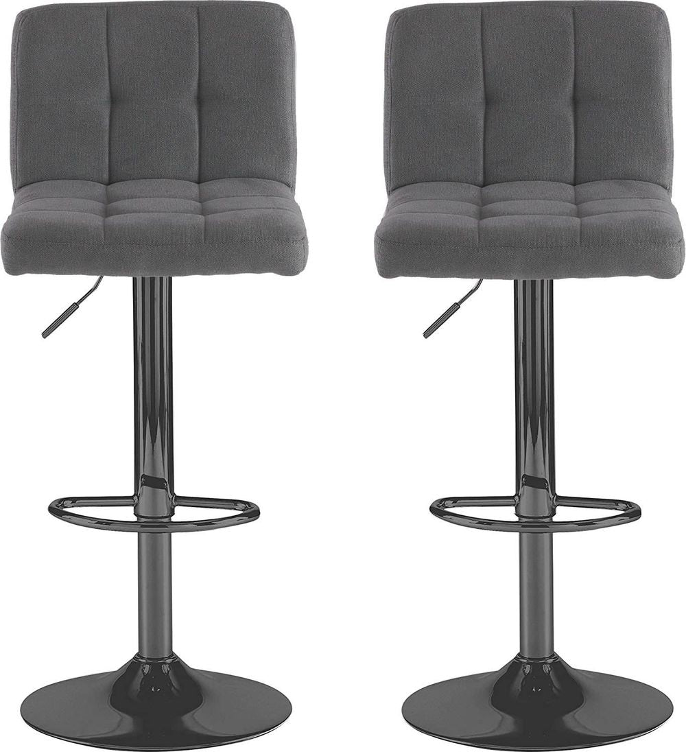 Set of 2 Fabric Bar Stools (3 colour options)