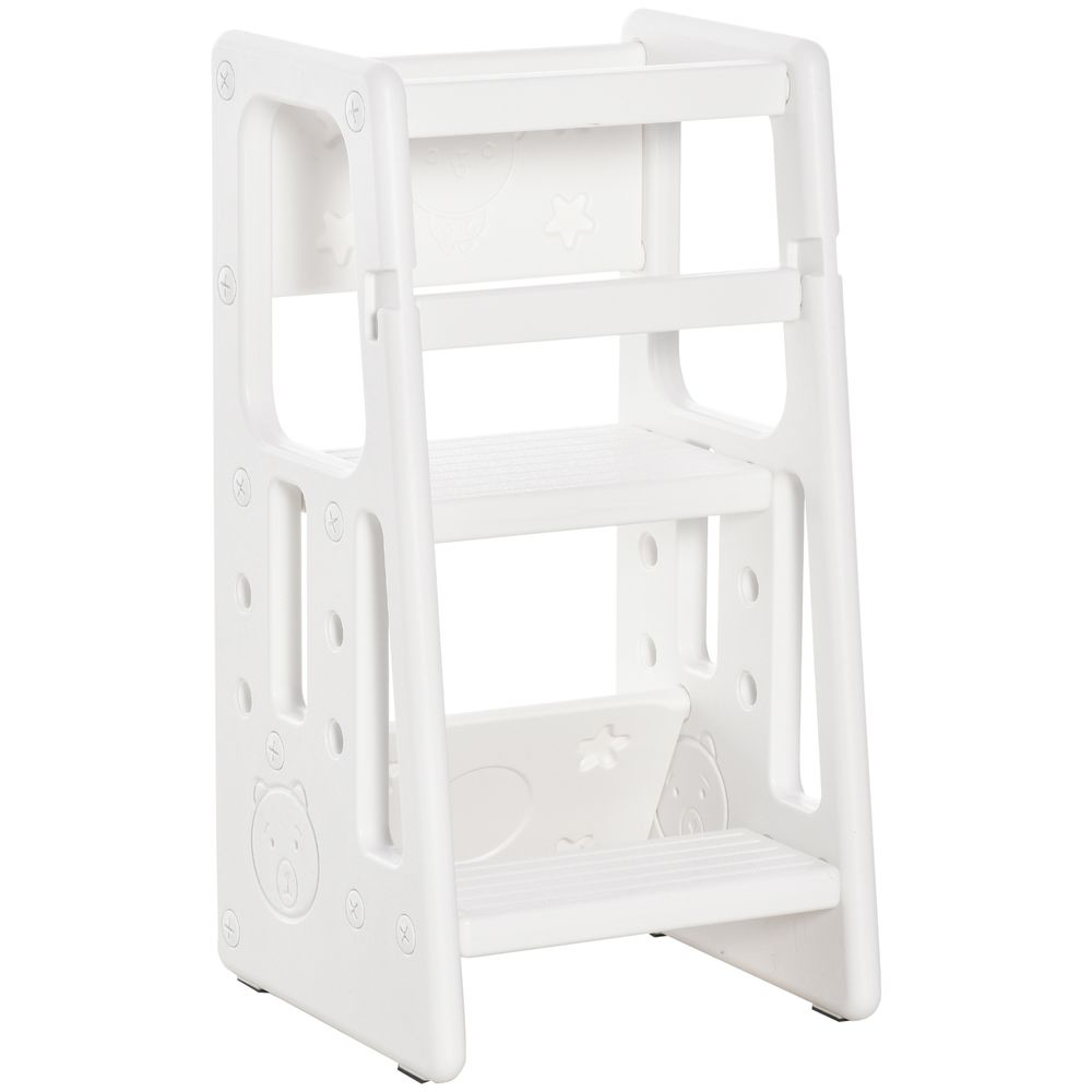 Kids Step Stool - White