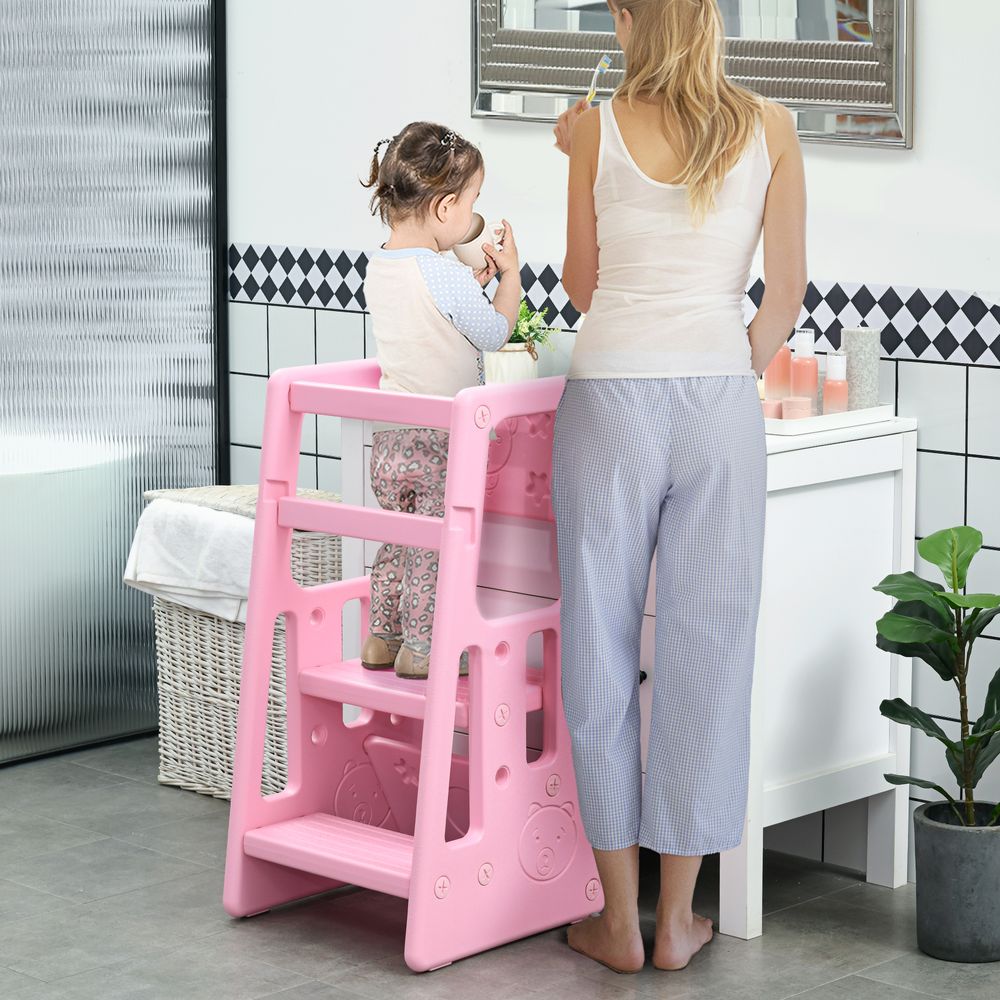 Kids Step Stool - Pink