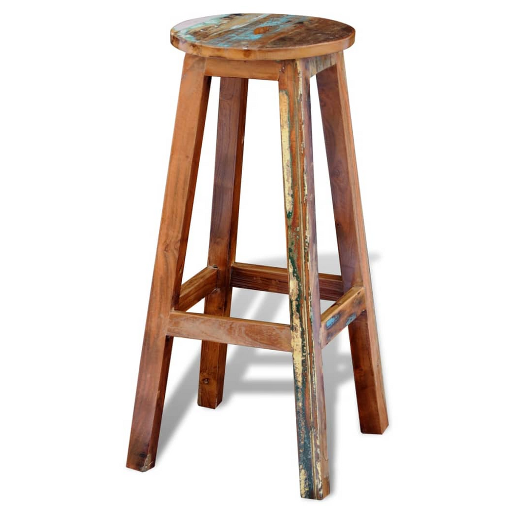 Reclaimed Wood Bar Stool