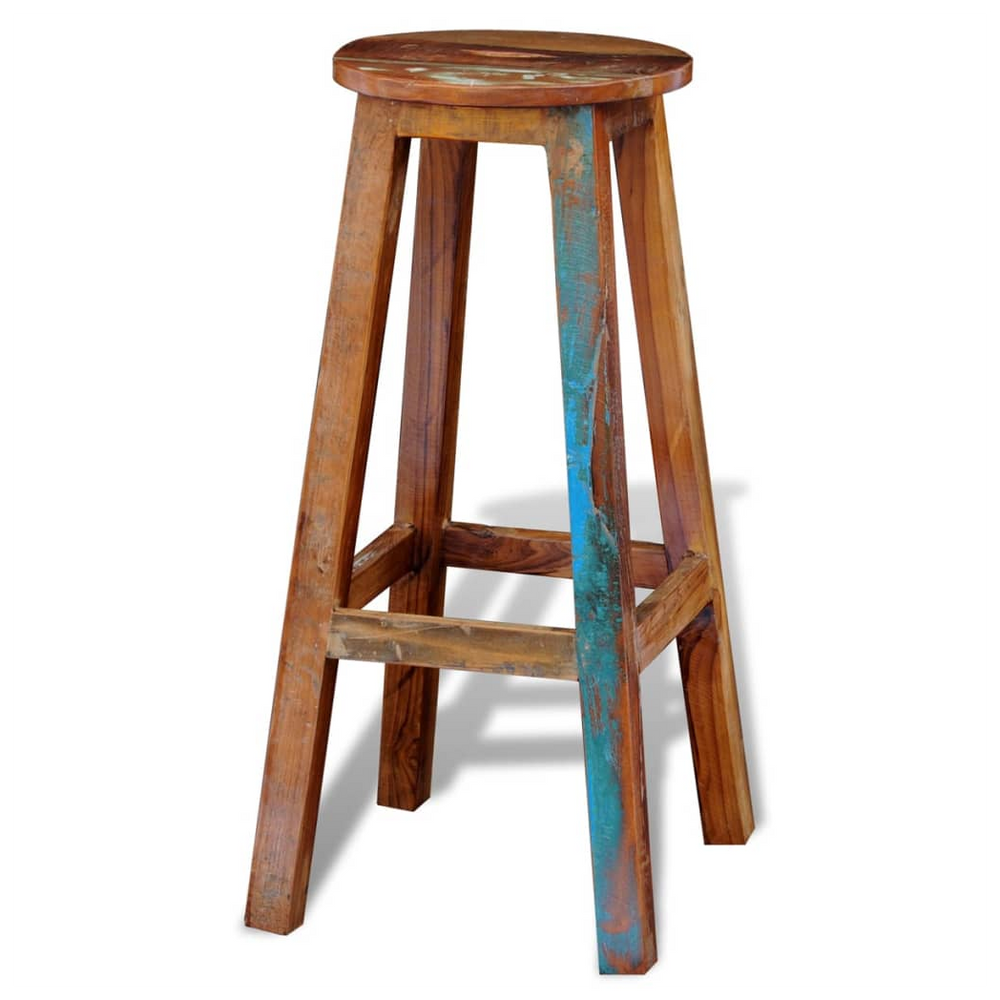 Reclaimed Wood Bar Stool