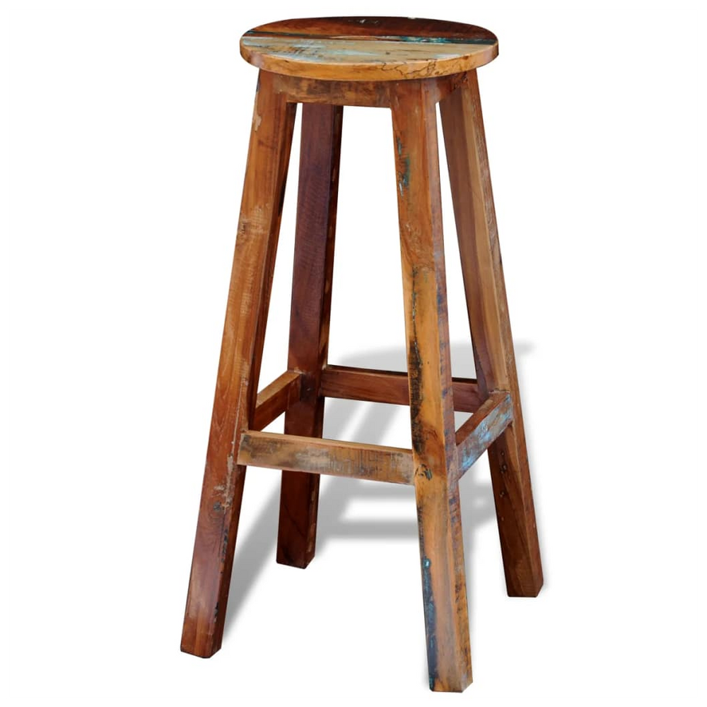 Reclaimed Wood Bar Stool