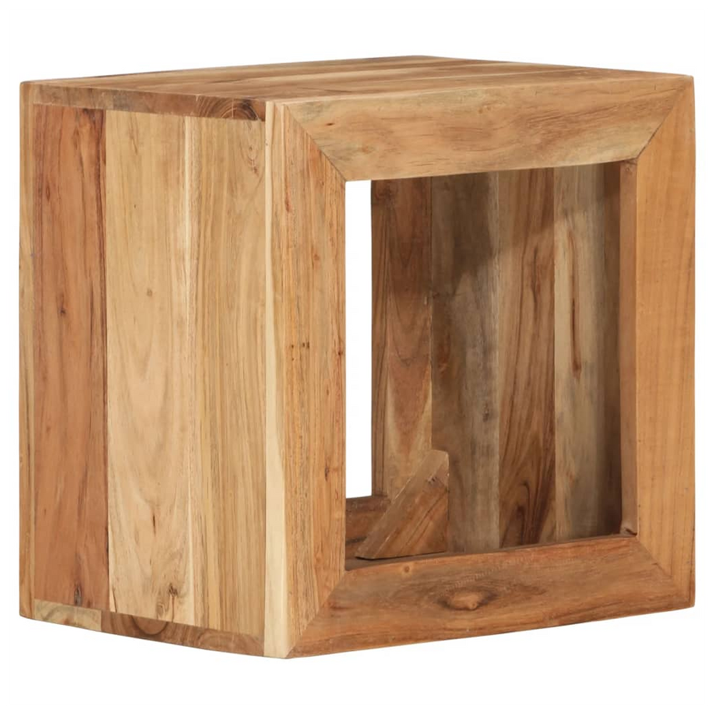 Solid Wood Acacia Stool