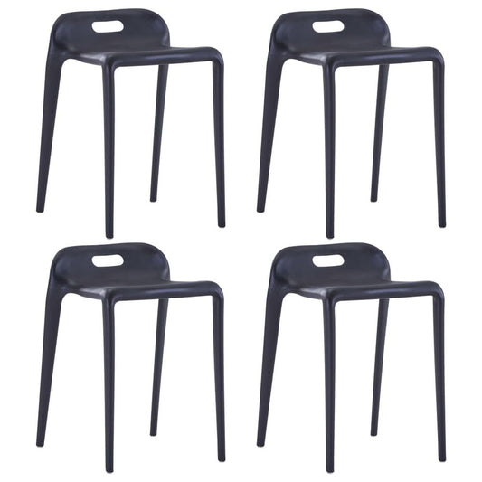 Set of 4 Chic Stackable Stools