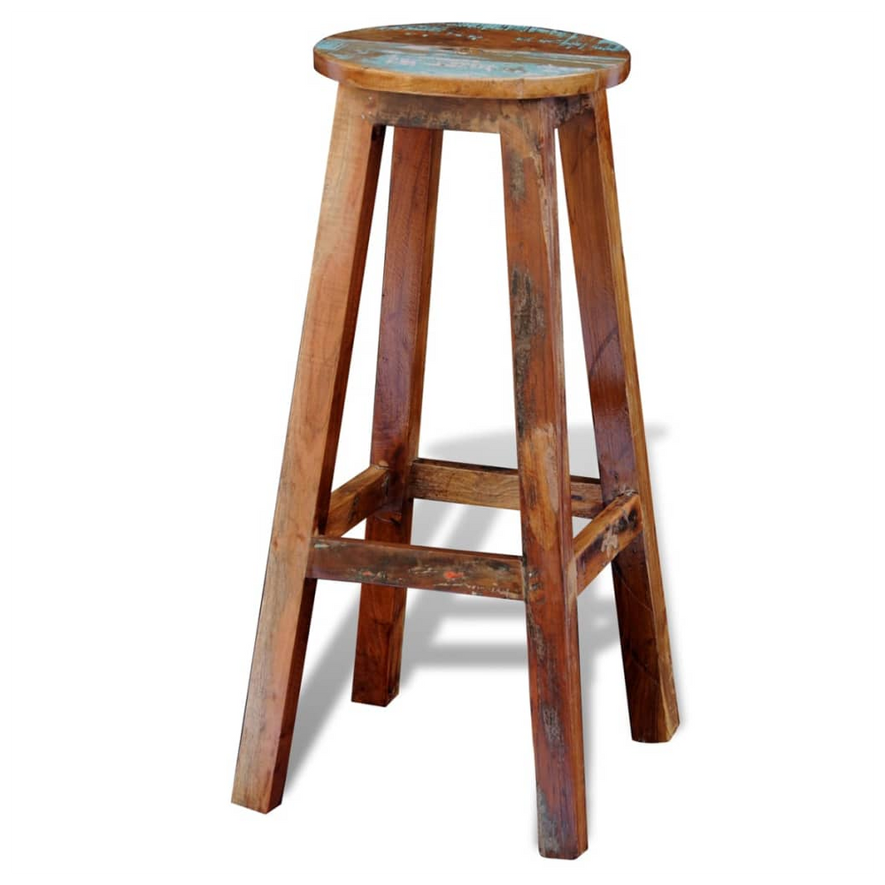 Reclaimed Wood Bar Stool