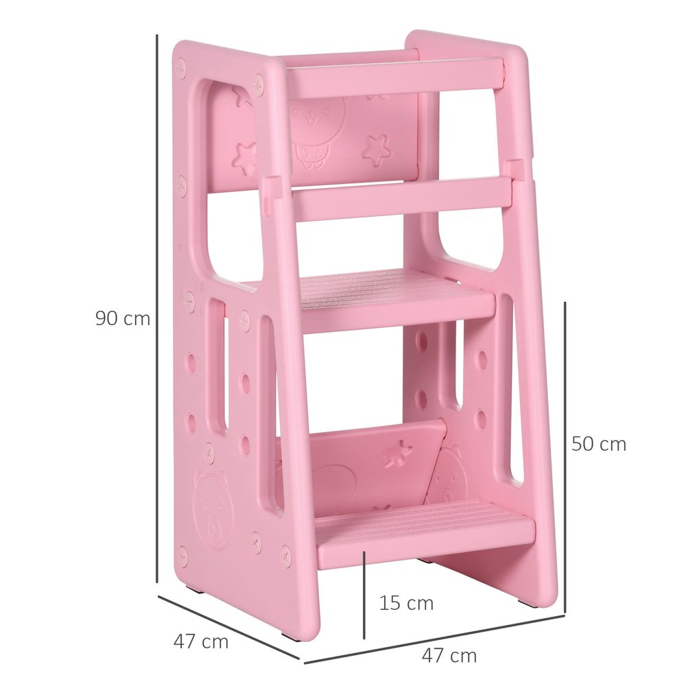 Kids Step Stool - Pink