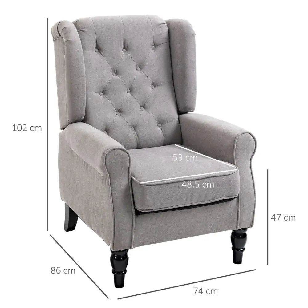 Retro Wingback Armchair