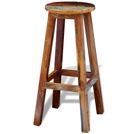 Reclaimed Wood Bar Stool