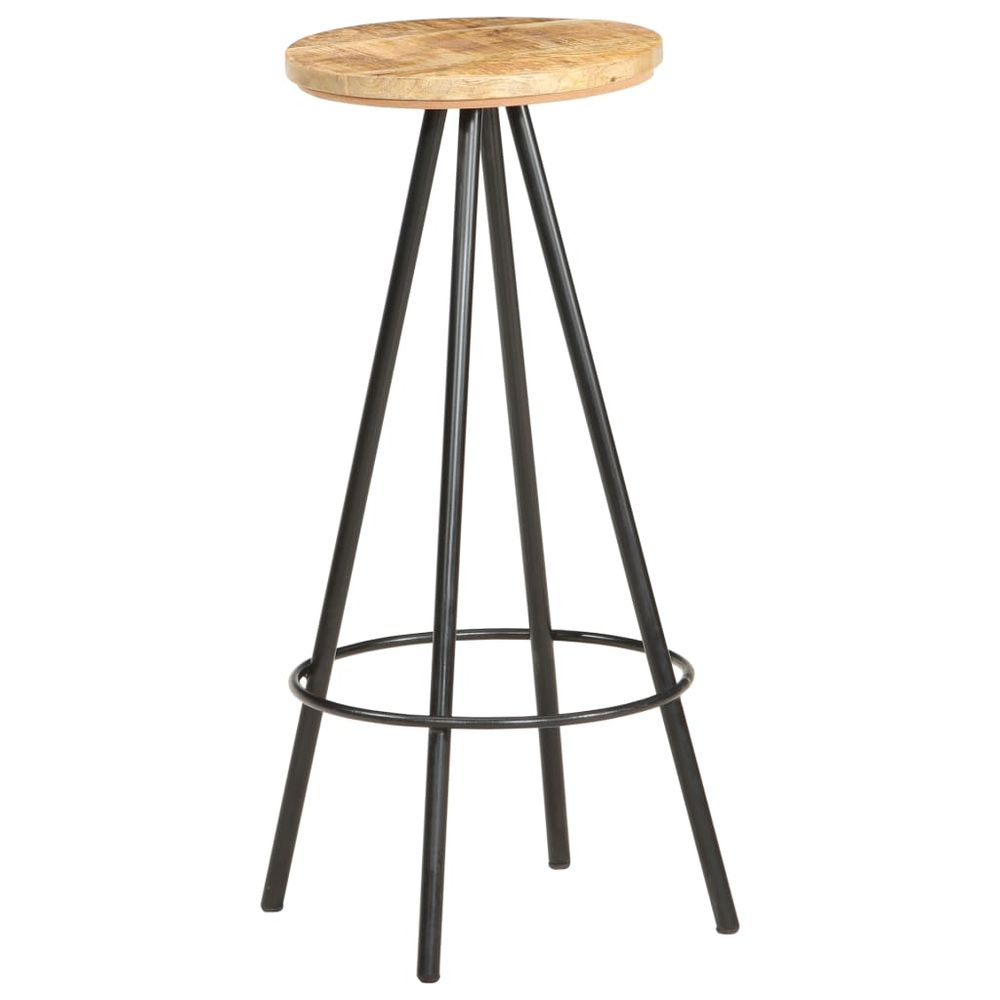 Set of 2 Mango Wood bar stools (Discount for 4)